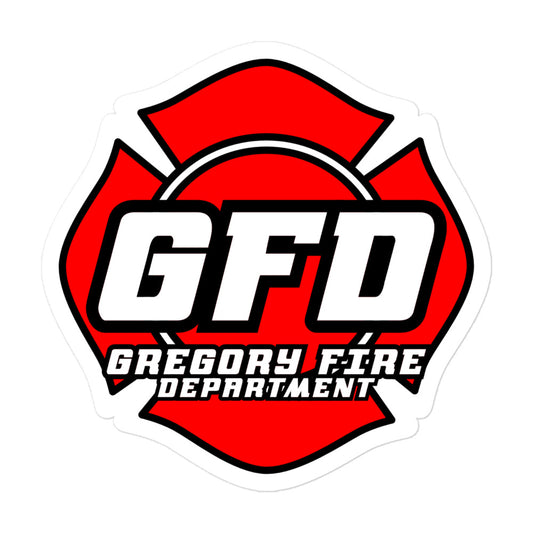 Gregory Fire Dept. Sticker