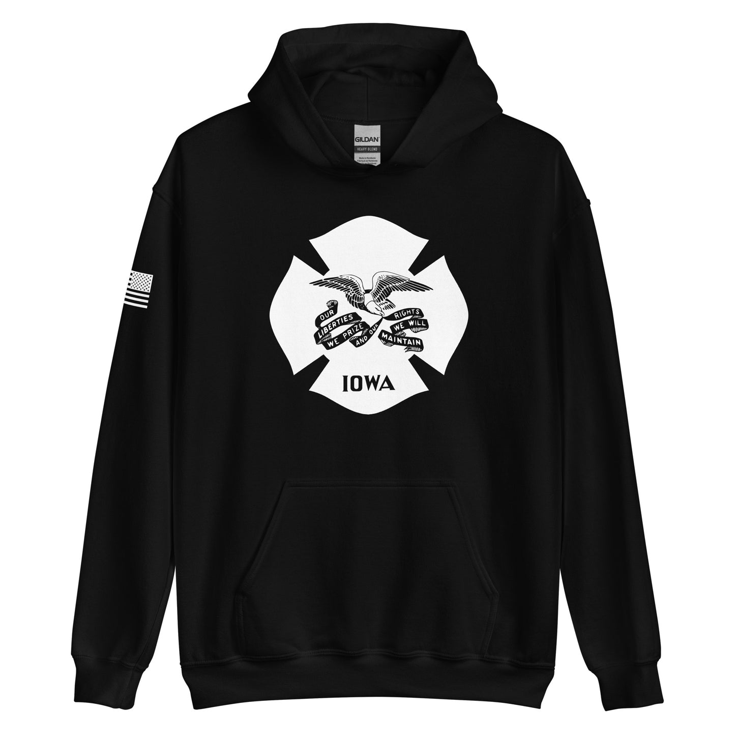 Classic Iowa Flag Hoodie