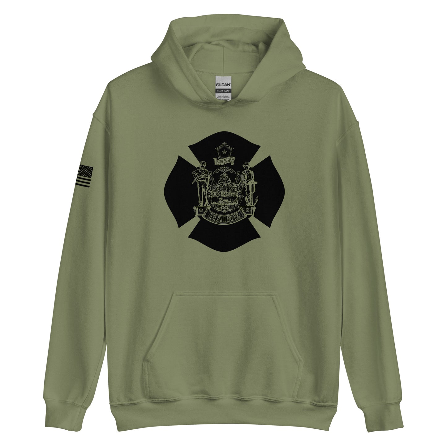 Classic Maine Flag Hoodie