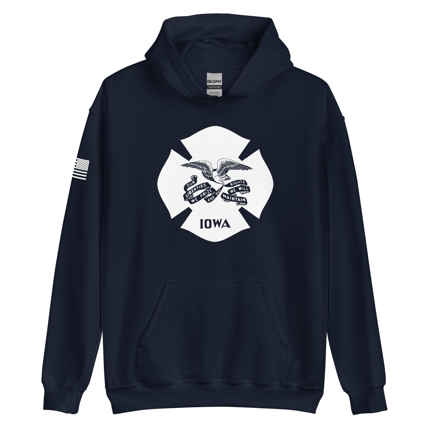 Classic Iowa Flag Hoodie