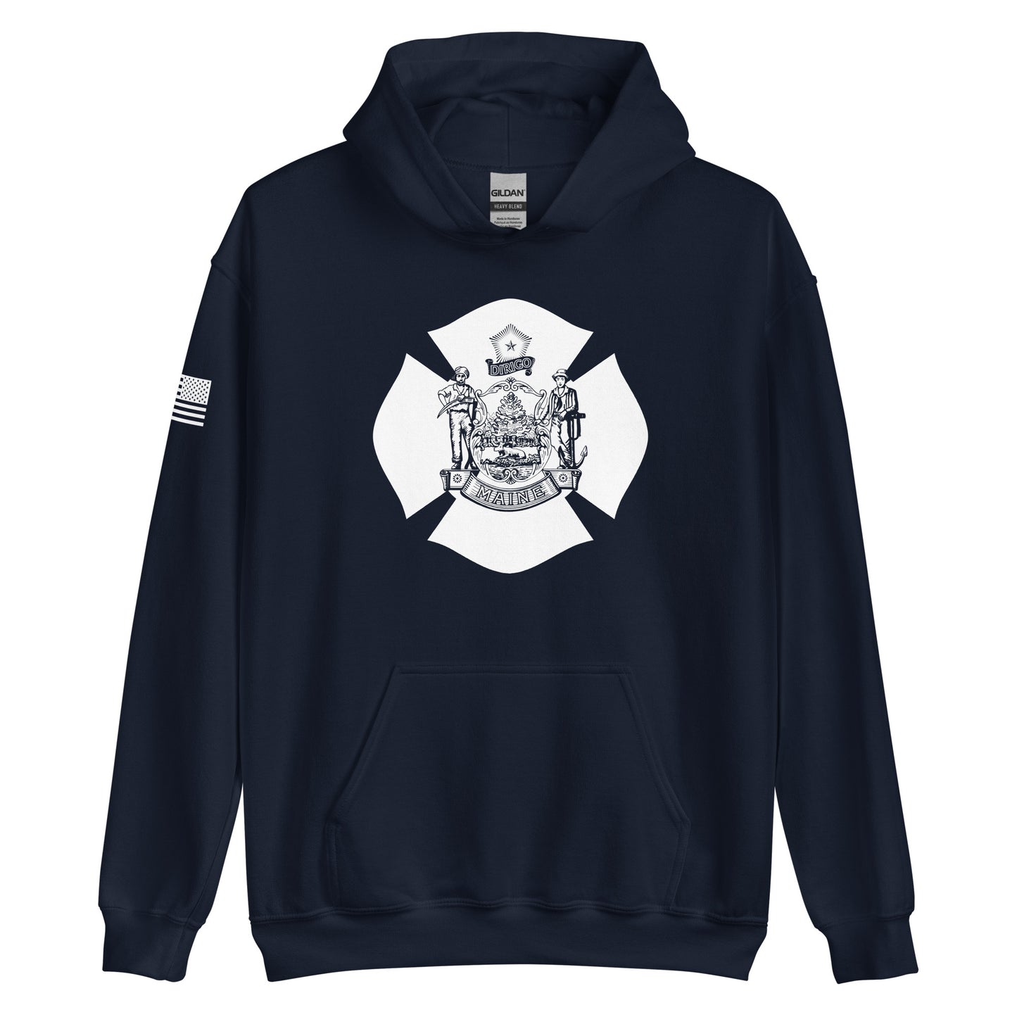 Classic Maine Flag Hoodie