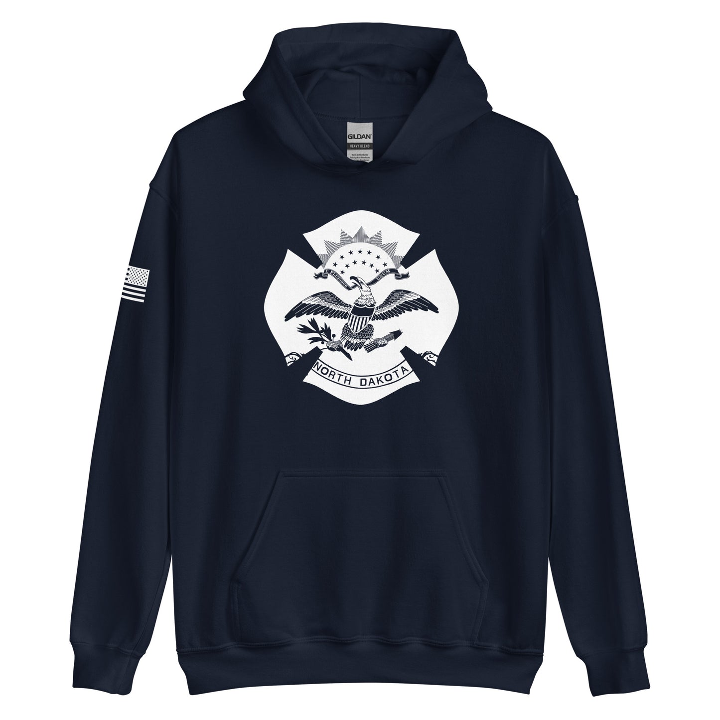 Classic North Dakota Flag Hoodie