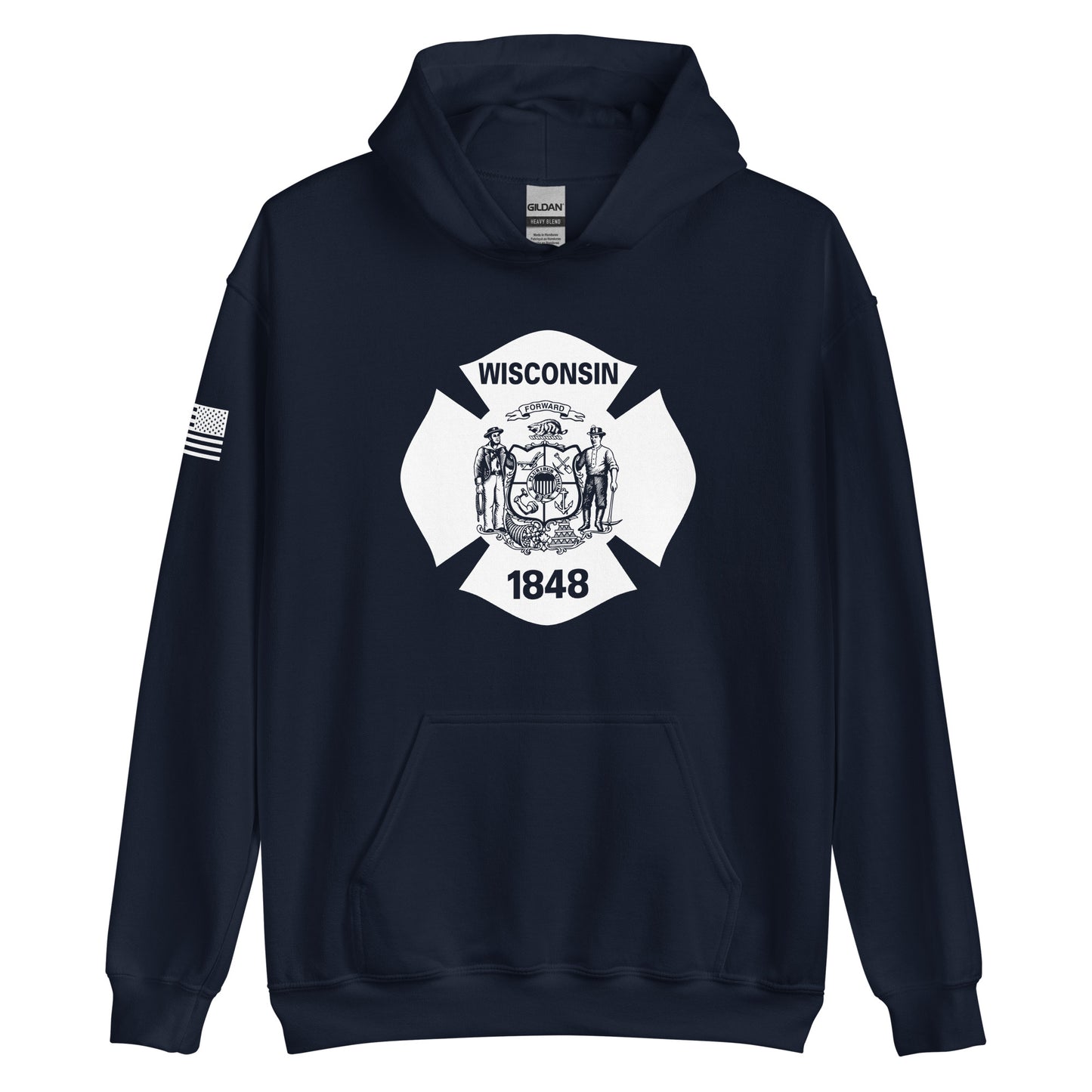 Classic Wisconsin Flag Hoodie