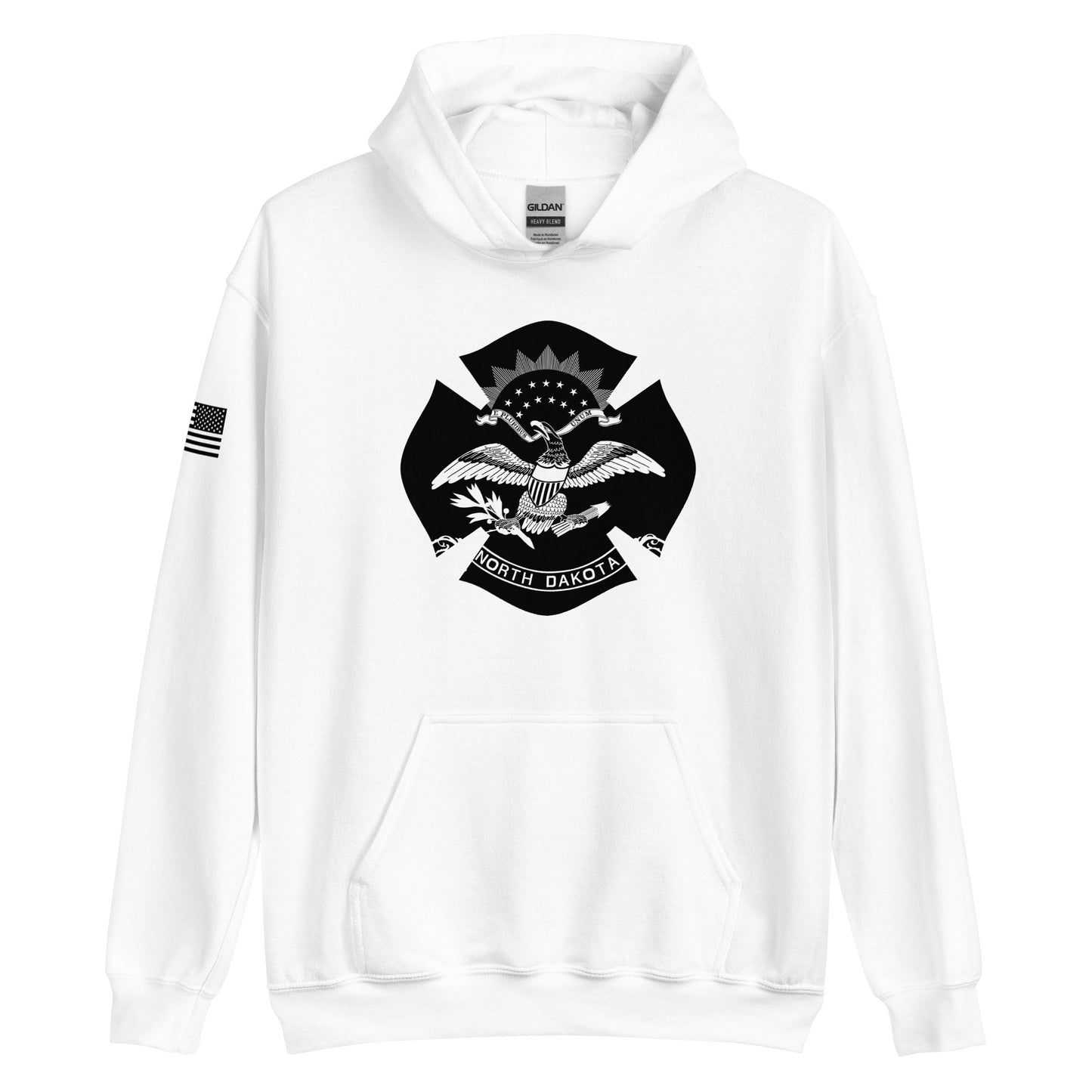 Classic North Dakota Flag Hoodie