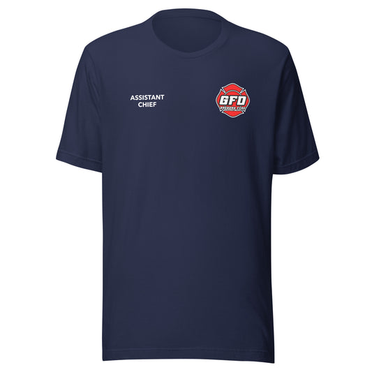 ASST. CHIEF Gregory Fire Dept. Uniform Tee - Bella + Canvas
